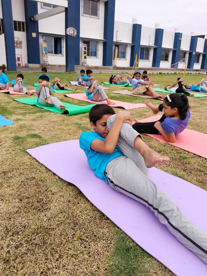 Yoga and Aerobics session - 2022 - jabalpur
